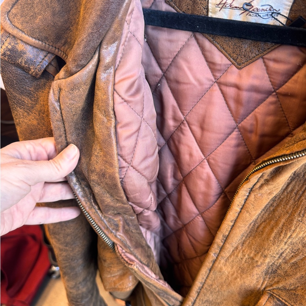 Brown Leather Jacket - image 5